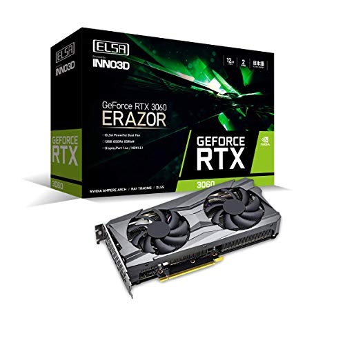 Amazon | エルザ GeForce RTX 3060 グラフィックスボード ERAZOR
